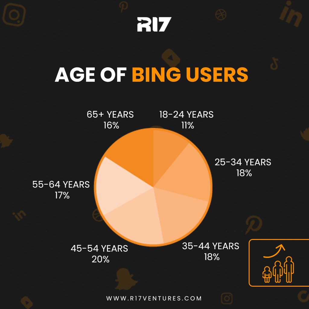 age of Bing users