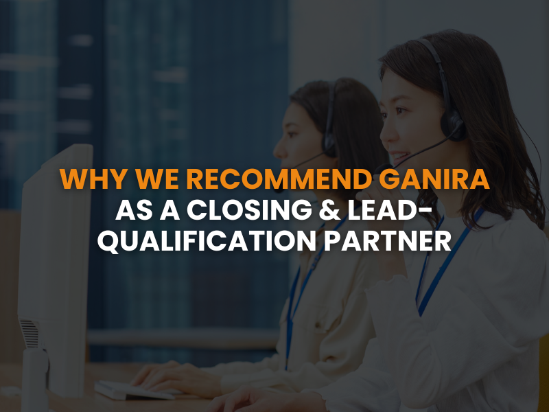 why we recommend ganira for telemarketing outbound sales success